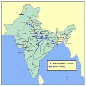 Revolt of 1857- Course, Failure and Impact: UPSC Note on Revolt of 1857 ...