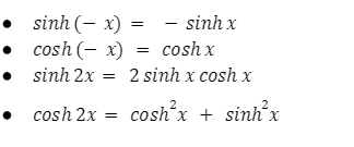 Meaning of Hyperbolic Functions with its Formulas and Properties