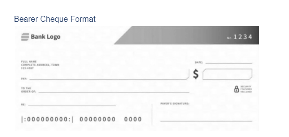 cheque-bearer