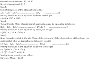 Calculate Harmonic Mean By Unacademy