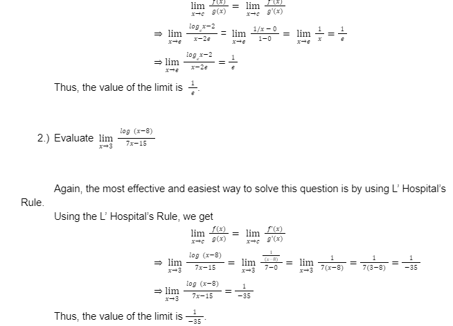 limits-of-logarithmic-function