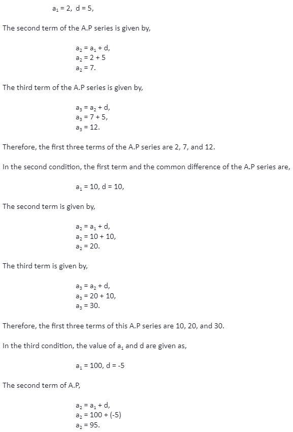 Solved Examples On Arithmetic Progression By Unacademy