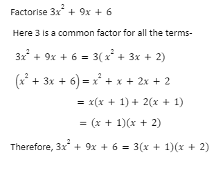 JEE : FACTORISATION