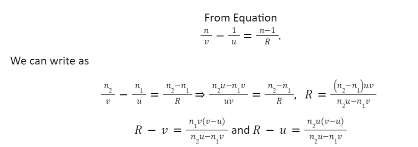 Refraction on Spherical Surfaces and by Lens: Explained