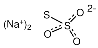 An Overview of the Structure of Sodium Thiosulfate