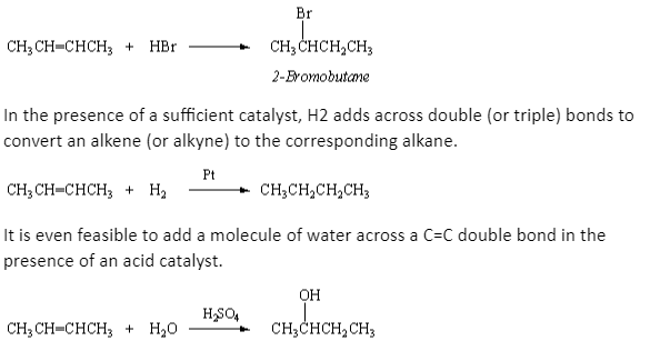 A Short Note On Chemical Reactions of Hydrocarbons