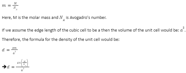 formula for density