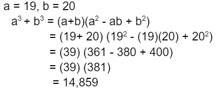 A Cube Plus B Cube Formula