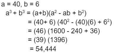 A Cube Plus B Cube Formula