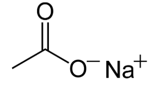 sodium acetate trihydrate structure