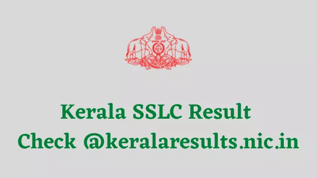 Kerala SSLC Result 2022