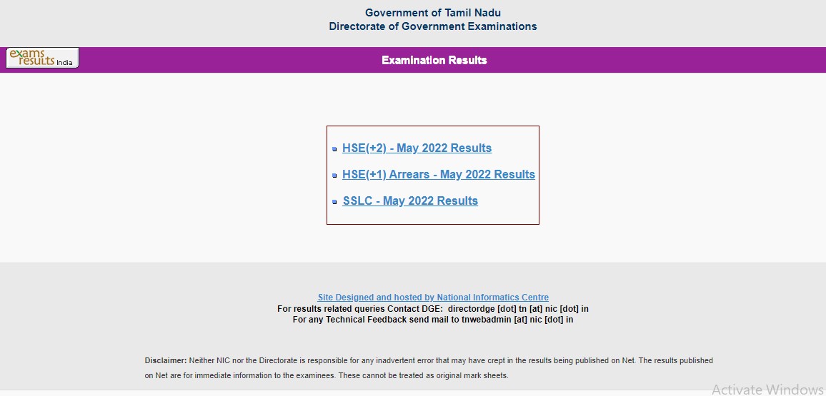 Tamil Nadu 10th Result 2022 Download Link at dge.tn.gov.in