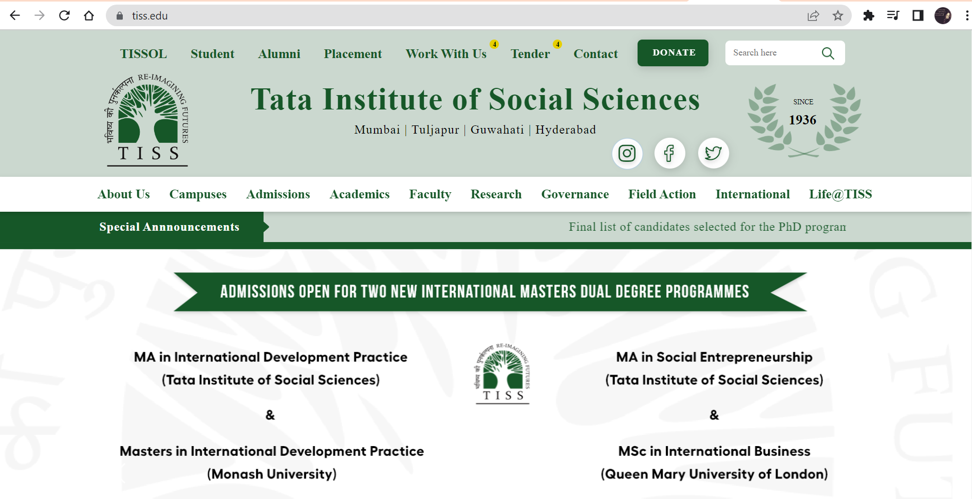 tiss phd application form 2022